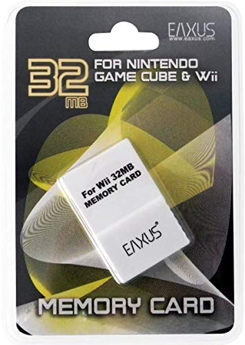 Eaxus® 32MB Memory Card - Speicherkarte Geeignet für Nintendo GameCube & Nintendo Wii von Eaxus