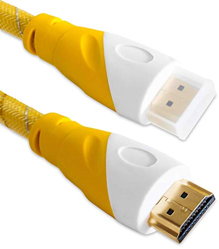 Eaxus®️ 4K Ultra HD HDMI 2.0 Kabel 3,0 Meter. Geeignet für 4096x2160 Pixel, 2160p, 1080p Full HD, 3D-Fähig! Unterstützt HDMI Ethernet Channel (HEC)/Highspeed with Ethernet, Audio Return Channel (ARC) von Eaxus