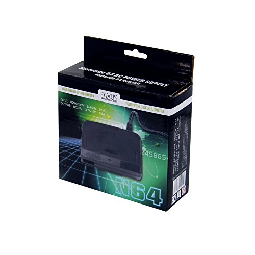 Eaxus® Netzteil geeignet für Nintendo 64. ⚡ Ladekabel / Stromkabel Kompatibel mit N64 von Eaxus