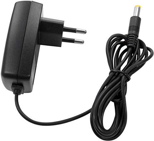Eaxus® Netzteil passend für SNES & NES - Stromkabel/Ladekabel Kompatibel mit jedem Super Nintendo & Nintendo Entertainment System von Eaxus
