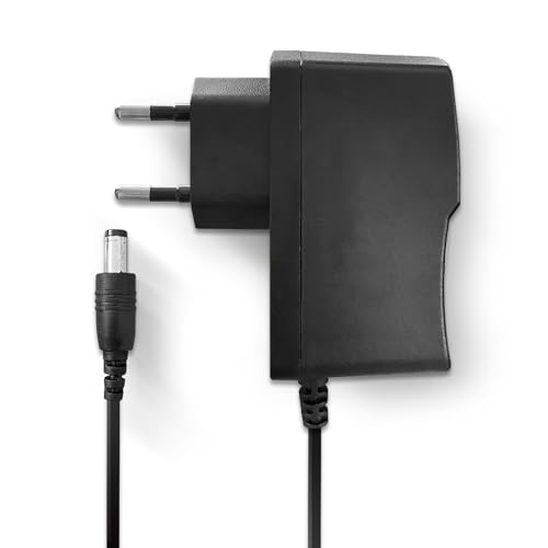 Eaxus® Netzteil passend für SNES & NES - Stromkabel/Ladekabel Kompatibel mit jedem Super Nintendo & Nintendo Entertainment System. Neue Version von Eaxus