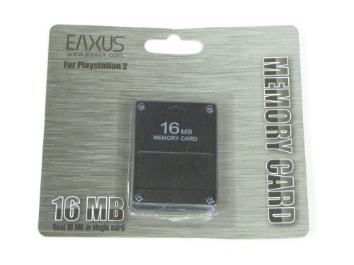 Eaxus® PS2 Memory Card 16MB. Speicherkarte für PlayStation 2 Konsole & Games. Zum Speichern Ihrer Spielstände von Eaxus