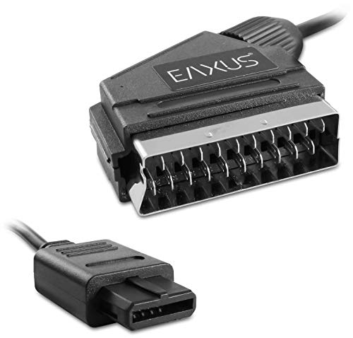 Eaxus® RGB Scart Kabel Geeignet für Nintendo Gamecube & SNES - 1,80 Meter für beste Bildqualität von Eaxus