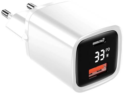 Eaxus Dual Port USB-Ladegerät 33W Steckdose Ausgangsstrom (max.) 3000mA Anzahl Ausgänge: 2 x USB-A von Eaxus