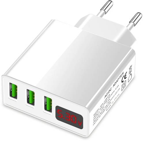 Eaxus USB-Charger Handy Ladegerät mit Schnellladefunktion USB Weiß von Eaxus