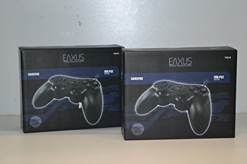 Playstation 2 Doubleshock Controller von Eaxus 2er Set von Eaxus