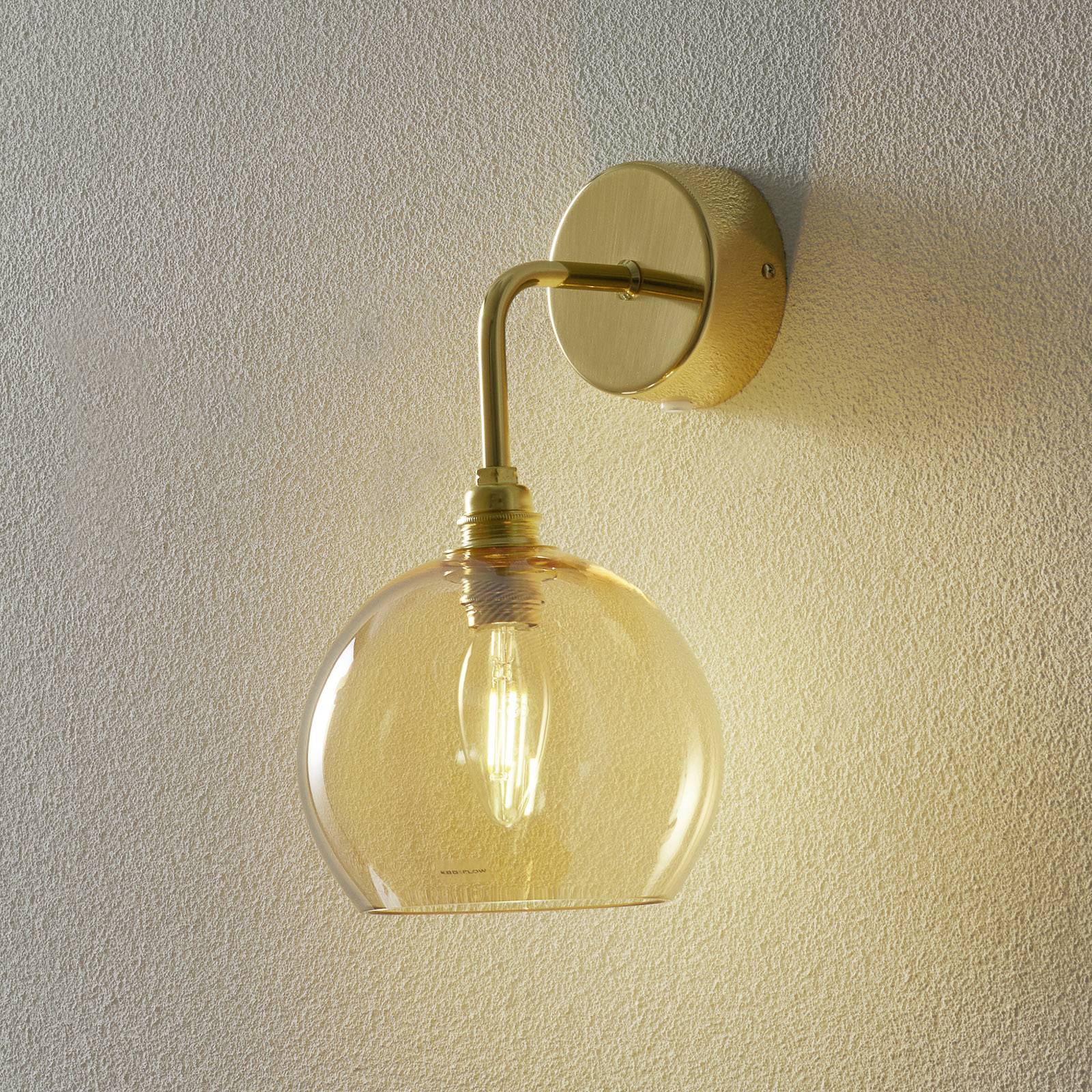 EBB & FLOW Rowan Wandlampe gold Schirm gold-rauch von Ebb & Flow