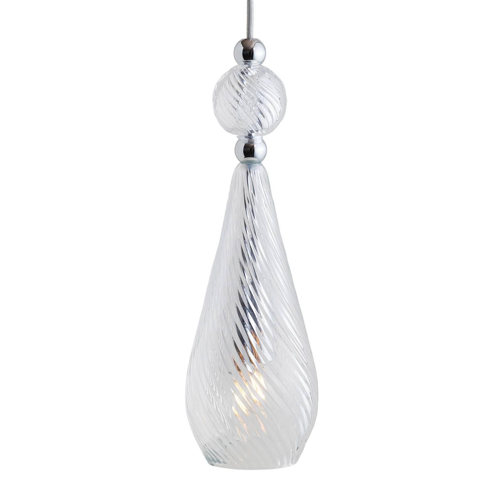 EBB & FLOW Smykke M silber crystal swirl von Ebb & Flow