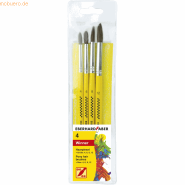 10 x Eberhard Faber Pinsel-Set VE=4 Stück 4x Rundpinsel 10 x Eberhard Faber Pinsel-Set VE=4 Stück 4x Rundpinsel von Eberhard Faber