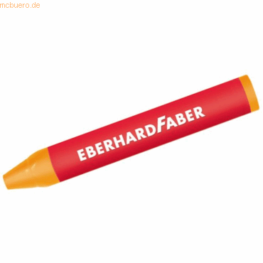 12 x Eberhard Faber Wachskreide dreikant kadiumorange dunkel von Eberhard Faber