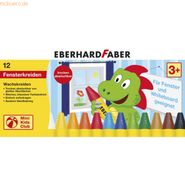 5 x Eberhard Faber Wachsmalstift / Fensterkreide dreikant VE=12 Farben 5 x Eberhard Faber Wachsmalstift / Fensterkreide dreikant VE=12 Farben von Eberhard Faber