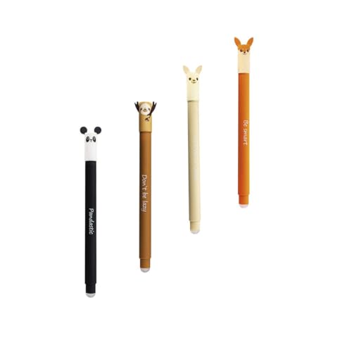Eberhard Faber Animal Erase radierbare Gelstifte Set: Lama, Panda, Fuchs, Faultier von Eberhard Faber