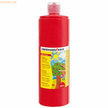 Eberhard Faber Fingerfarbe Flasche 750ml geraniumrot Eberhard Faber Fingerfarbe Flasche 750ml geraniumrot von Eberhard Faber