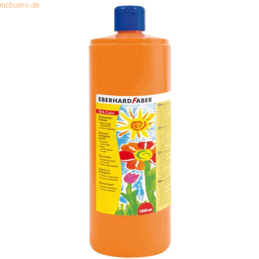 Eberhard Faber Schulmalfarbe Efacolor Tempera 1000ml Flasche kadiumora von Eberhard Faber