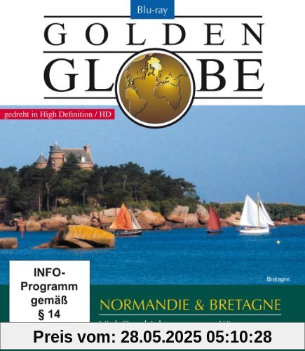 Normandie und Bretagne - Golden Globe [Blu-ray] von Eberhard Weckerle