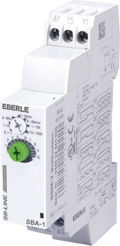 Eberle 054510641030 SBA-1 Zeitrelais 1 St. Zeitbereich: 0.1s - 100h 1 Wechsler von Eberle