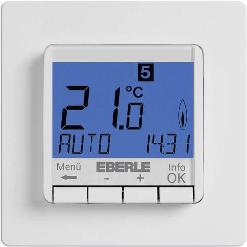 Eberle 527 8103 55 100 FIT-3R Raumthermostat Unterputz Wochenprogramm Heizen, Raumtemperatur 1St. Eberle 527 8103 55 100 FIT-3R Raumthermostat Unterputz Wochenprogramm Heizen, Raumtemperatur 1St. von Eberle