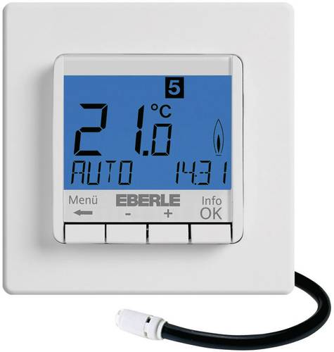 Eberle 527 8123 55 100 FIT-3F Raumthermostat Unterputz Wochenprogramm Heizen, Bodentemperatur 1St. von Eberle