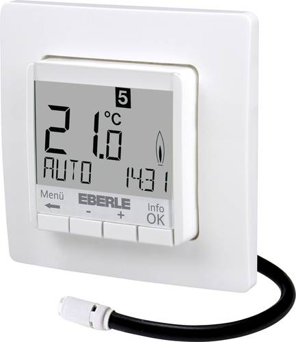 Eberle 527 8134 55 100 FIT 3L Raumthermostat Unterputz Heizen, Raumtemperatur mit Bodenlimiter 1St. von Eberle