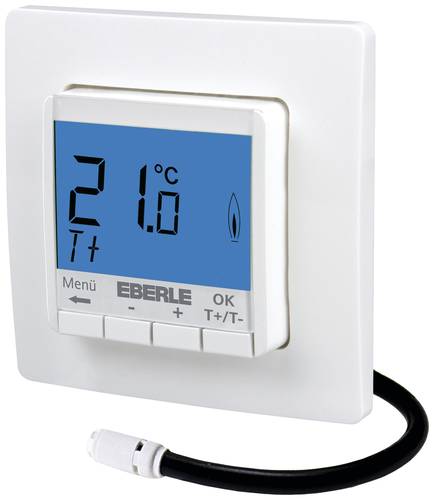 Eberle 527816355100 FIT np 3F bl Raumthermostat Unterputz Heizen, Bodentemperatur 1St. von Eberle