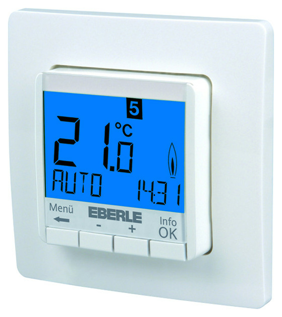 Eberle FIT 3R / blau UP-Uhrenthermostat von Eberle