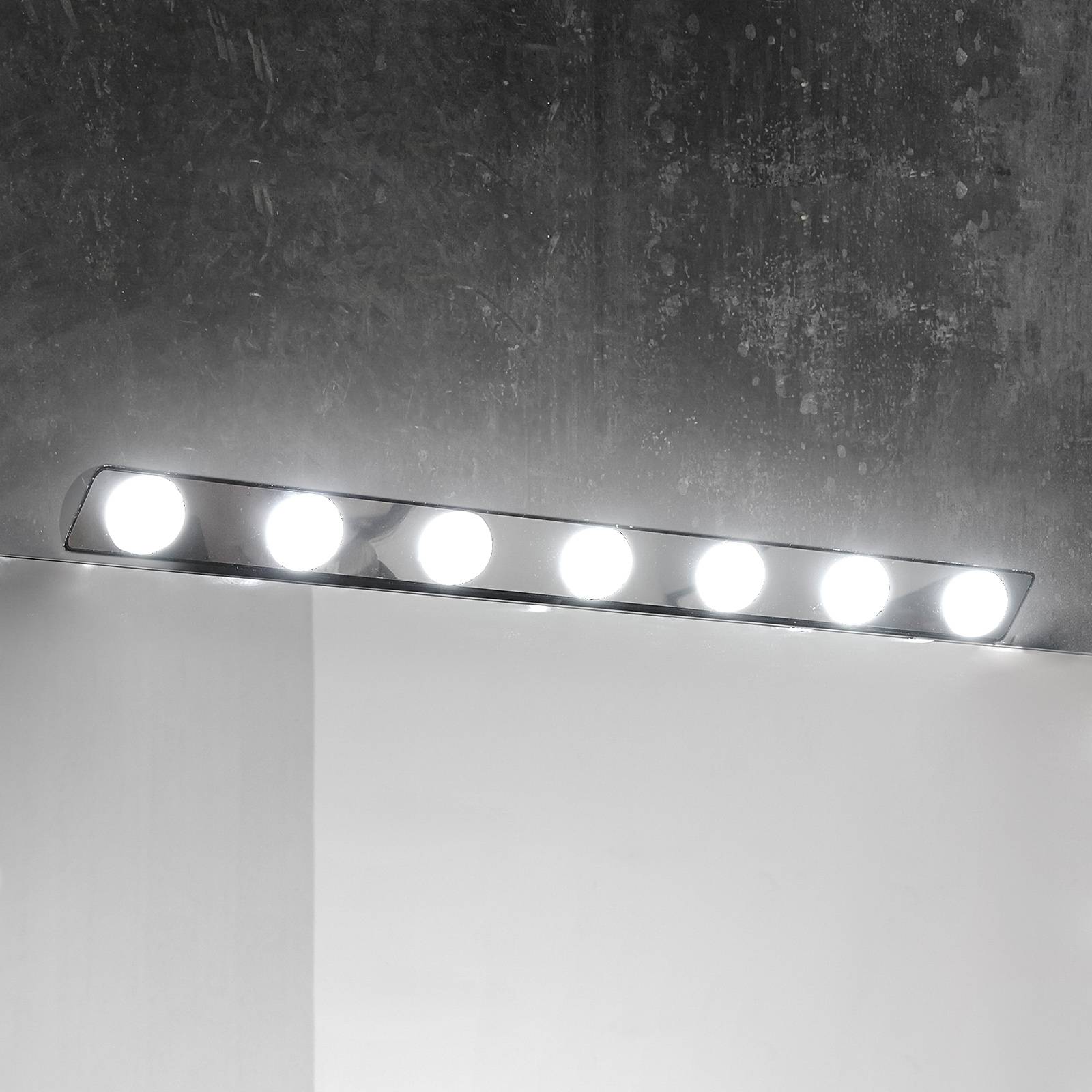 LED-Spiegellampe Hollywood, 85cm 7fl. LED-Spiegellampe Hollywood, 85cm 7fl. von Ebir