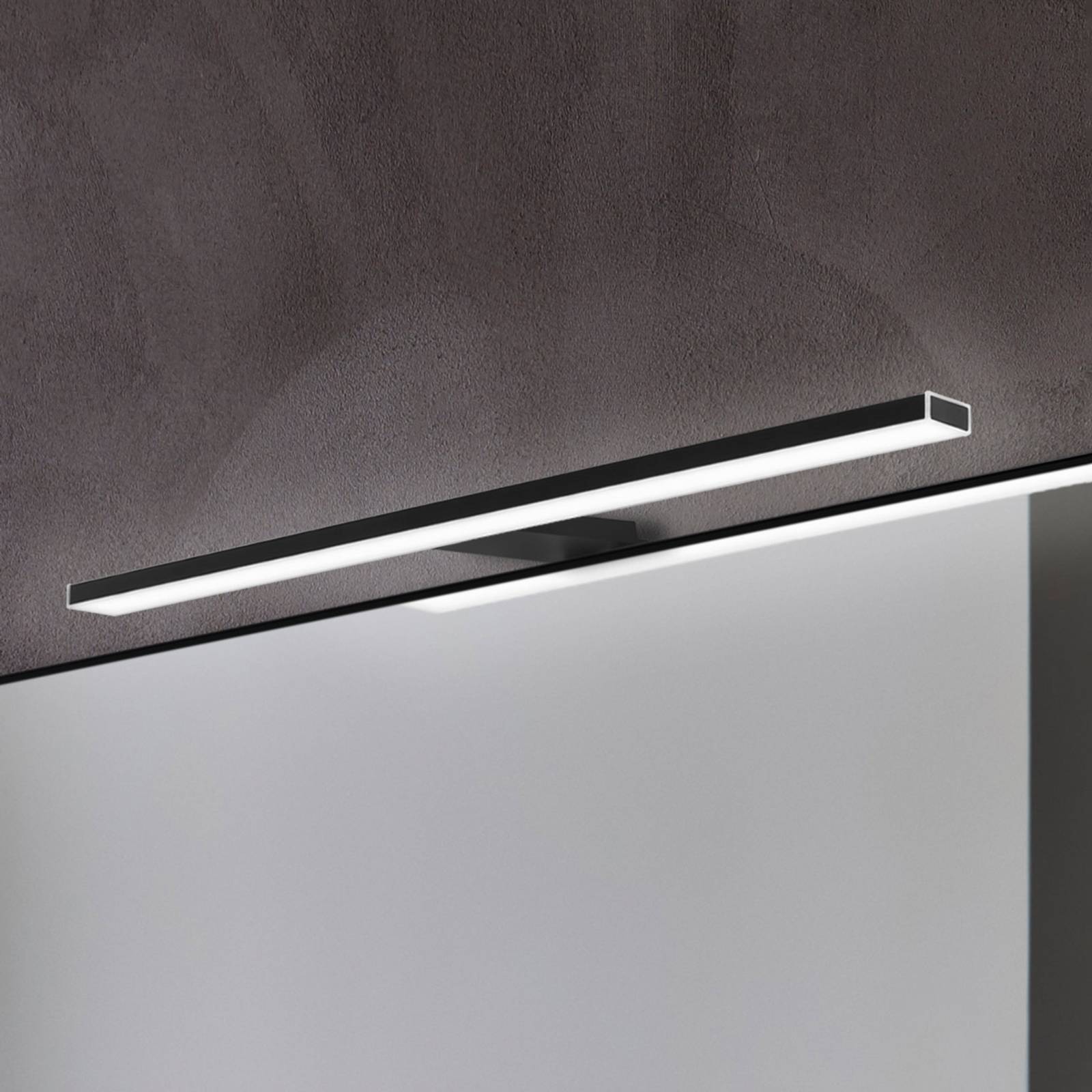 LED-Spiegelleuchte Pandora, schwarz matt, 45,8 cm LED-Spiegelleuchte Pandora, schwarz matt, 45,8 cm von Ebir