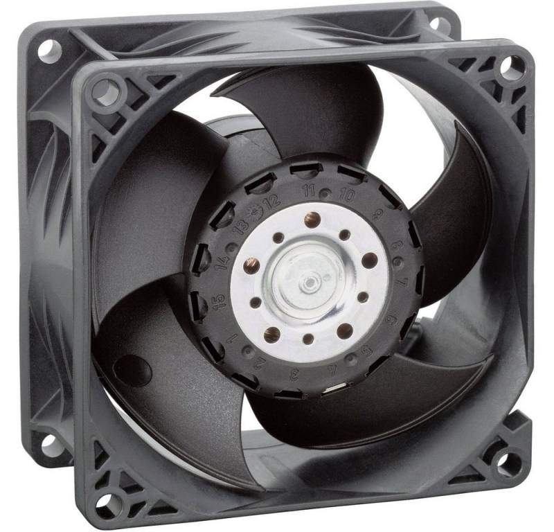 EBM Papst Gehäuselüfter EBM Papst 8214 JH4 Axiallüfter 24 V/DC 222 m³/h (L x B x H) 80 x 80 x von Ebm Papst