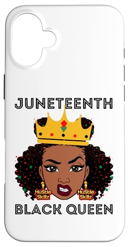 Juneteenth Schwarze Königin Melanin Sista Sistas Girly Gals Hülle für iPhone 16 Plus Juneteenth Schwarze Königin Melanin Sista Sistas Girly Gals Hülle für iPhone 16 Plus von Ebony Fuller Shopp