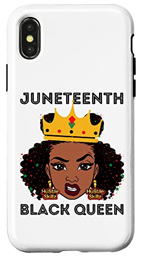 Juneteenth Schwarze Königin Melanin Sista Sistas Girly Gals Hülle für iPhone X/XS Juneteenth Schwarze Königin Melanin Sista Sistas Girly Gals Hülle für iPhone X/XS von Ebony Fuller Shopp