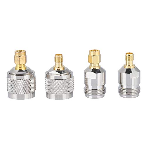 Eboxer 4 Stücke SMA zu N Adapter N Stecker/Buchse auf SMA Buchse/Stecker RF Koaxial Adapter Stecker Adapter-Anschluss für Antenne, WLAN-Gerät, Koaxialkabel, Externe WLAN-Antenne usw. Eboxer 4 Stücke SMA zu N Adapter N Stecker/Buchse auf SMA Buchse/Stecker RF Koaxial Adapter Stecker Adapter-Anschluss für Antenne, WLAN-Gerät, Koaxialkabel, Externe WLAN-Antenne usw. von Eboxer