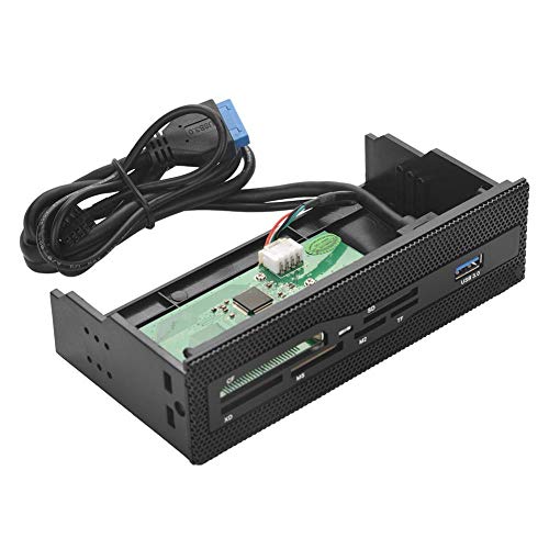 Eboxer Interner Kartenleser mit Multiport-Front-Panel-Armaturenbrett, USB 3.0, USB 2.0, für M2, SD, MS, XD, CF, TF-Karte von Eboxer