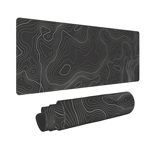 Echoserein Topographic Contour Gaming-Mauspad, groß, XL, lang, erweitert, großes Mauspad, Tastatur, Mauspad, Schreibtisch-Pad, Heimbüro, Dekoration, Zubehör für Computer, PC, Laptop Echoserein Topographic Contour Gaming-Mauspad, groß, XL, lang, erweitert, großes Mauspad, Tastatur, Mauspad, Schreibtisch-Pad, Heimbüro, Dekoration, Zubehör für Computer, PC, Laptop von Echoserein
