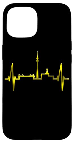 Dortmund Herzschlag Skyline Puls Ruhrpott Stadion Dortmunder Hülle für iPhone 15 Dortmund Herzschlag Skyline Puls Ruhrpott Stadion Dortmunder Hülle für iPhone 15 von Echte Dortmunder Outfits Für Fans Mit Herz