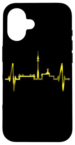 Dortmund Herzschlag Skyline Puls Ruhrpott Stadion Dortmunder Hülle für iPhone 16 Dortmund Herzschlag Skyline Puls Ruhrpott Stadion Dortmunder Hülle für iPhone 16 von Echte Dortmunder Outfits Für Fans Mit Herz
