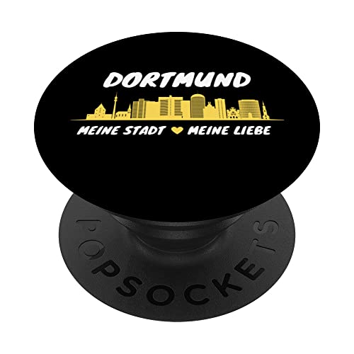 Dortmund Skyline Meine Liebe Wahrzeichen Stadion Ultras PopSockets mit austauschbarem PopGrip Dortmund Skyline Meine Liebe Wahrzeichen Stadion Ultras PopSockets mit austauschbarem PopGrip von Echte Dortmunder Outfits für Fans mit Herz