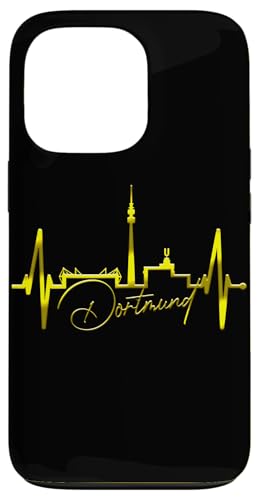Dortmund Herzschlag Skyline Puls Ruhrpott I Love Dortmunder Hülle für iPhone 13 Pro Dortmund Herzschlag Skyline Puls Ruhrpott I Love Dortmunder Hülle für iPhone 13 Pro von Echte Dortmunder Outfits für Fans mit Herz