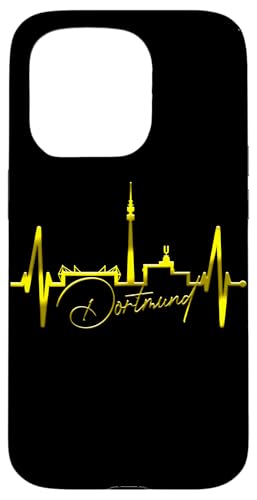 Dortmund Herzschlag Skyline Puls Ruhrpott I Love Dortmunder Hülle für iPhone 15 Pro Dortmund Herzschlag Skyline Puls Ruhrpott I Love Dortmunder Hülle für iPhone 15 Pro von Echte Dortmunder Outfits für Fans mit Herz