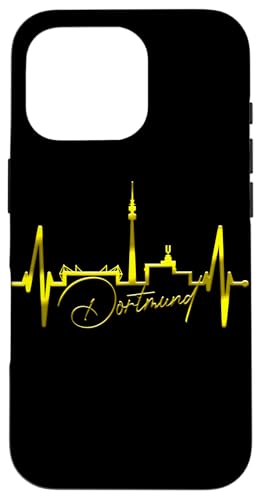 Dortmund Herzschlag Skyline Puls Ruhrpott I Love Dortmunder Hülle für iPhone 16 Pro Dortmund Herzschlag Skyline Puls Ruhrpott I Love Dortmunder Hülle für iPhone 16 Pro von Echte Dortmunder Outfits für Fans mit Herz