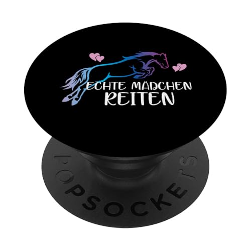 Echte Mädchen Reiten Pferde Reiter Pferdeliebhaber Spruch PopSockets Klebender PopGrip Echte Mädchen Reiten Pferde Reiter Pferdeliebhaber Spruch PopSockets Klebender PopGrip von Echte Mädchen Reiten Pferde Spruch Geschenke