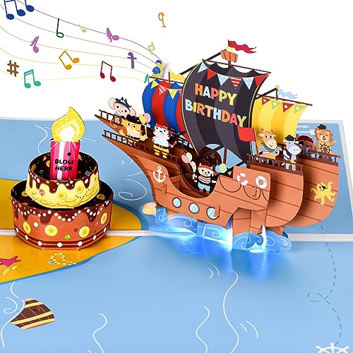 Geburtstagskarte mit Musik, Geburtstagskarte Kinder für 1 Jahr, 2/3/4/5/6/7/8/9 Jahre Junge, LED Kerze Geburtstagskarten 3D Pop Up Singende Karte Geburtstag für junge, Sohn Geburtstagskarte mit Musik, Geburtstagskarte Kinder für 1 Jahr, 2/3/4/5/6/7/8/9 Jahre Junge, LED Kerze Geburtstagskarten 3D Pop Up Singende Karte Geburtstag für junge, Sohn von Ecloverlife