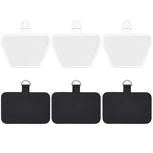 Eco-Fused Telefon-Tether-Tabs - Universelle Smartphone-Patches - für Fälle mit voller Deckung - Inklusive 3X Schwarz und 3X Transparente Pads Eco-Fused Telefon-Tether-Tabs - Universelle Smartphone-Patches - für Fälle mit voller Deckung - Inklusive 3X Schwarz und 3X Transparente Pads von Eco-Fused