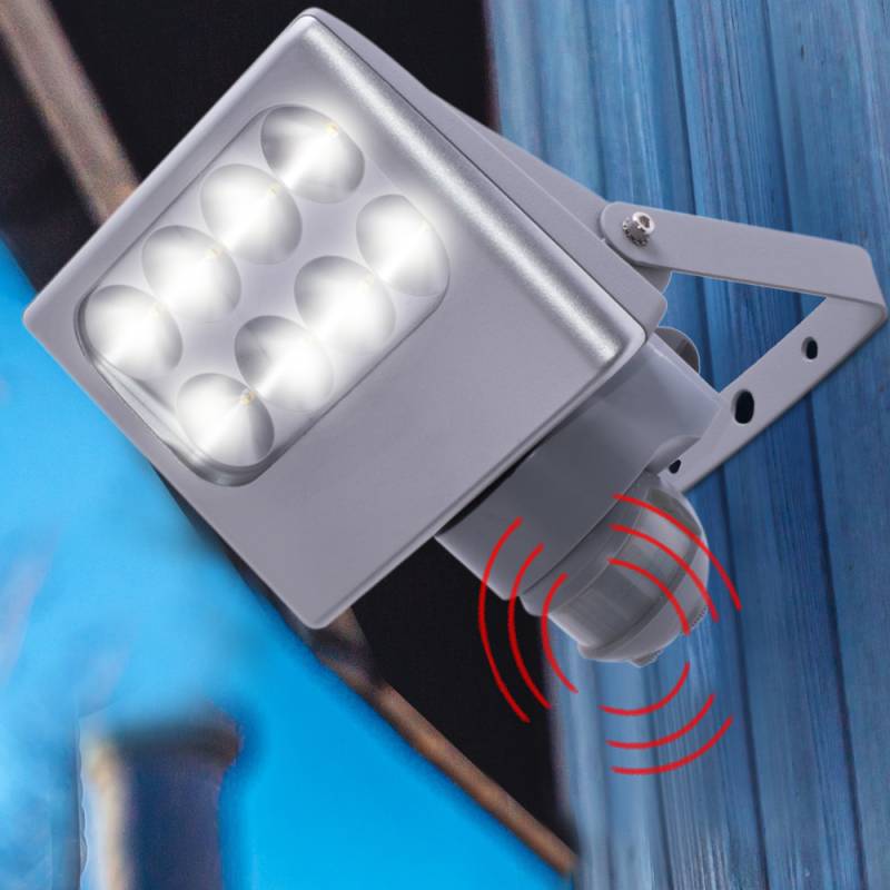 LED Wandlampe, Aluminium, Bewegungsmelder, Höhe 22,2 cm von Eco-Light Leuchten GmbH