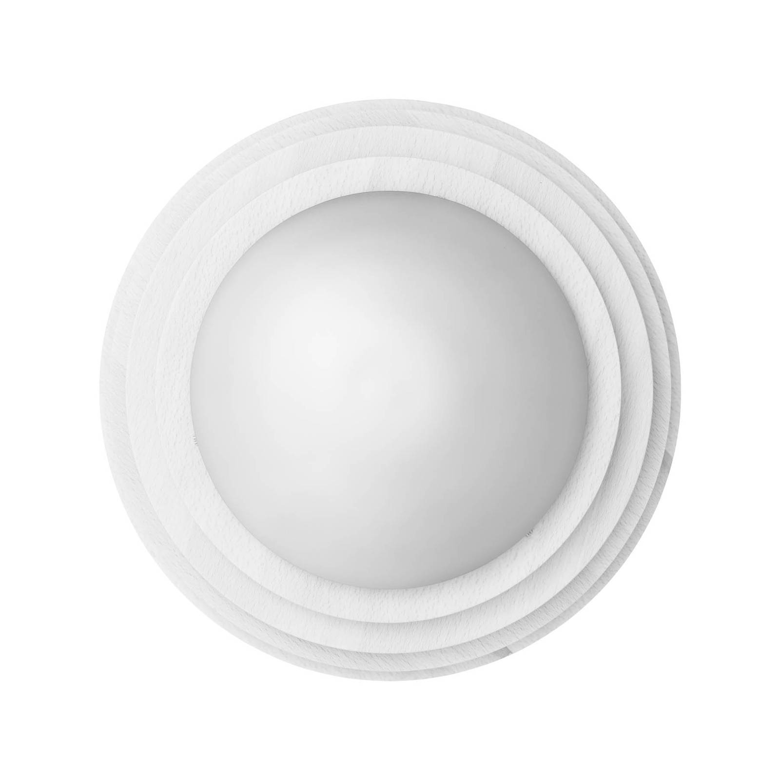 Deckenleuchte Twist, Buche, weiß, Ø 42 cm Deckenleuchte Twist, Buche, weiß, Ø 42 cm von Eco-Light
