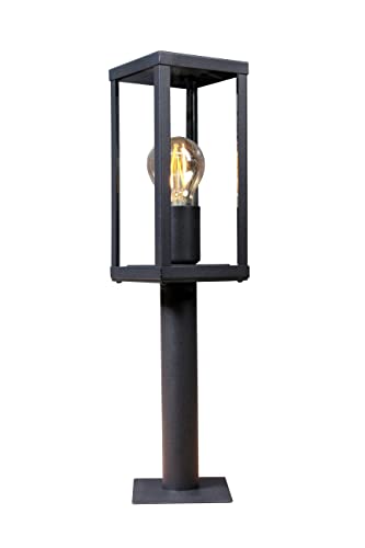 ECO-Light 4100112 KARO Wegeleuchte E27 Schwarz, Holz von Eco Light