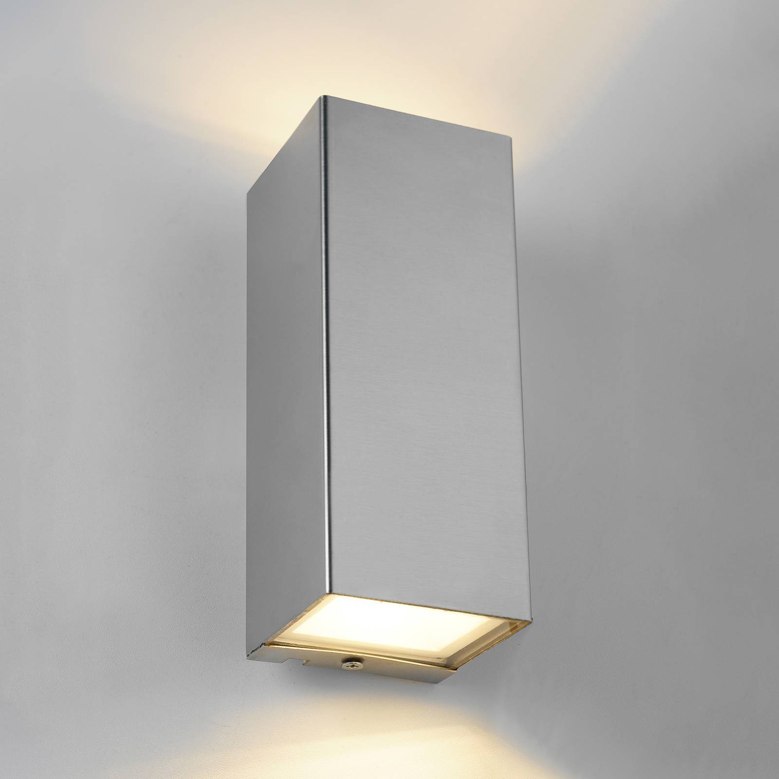 LED-Außenwandleuchte Luca, Up-/Downlight edelstahl LED-Außenwandleuchte Luca, Up-/Downlight edelstahl von Eco-Light