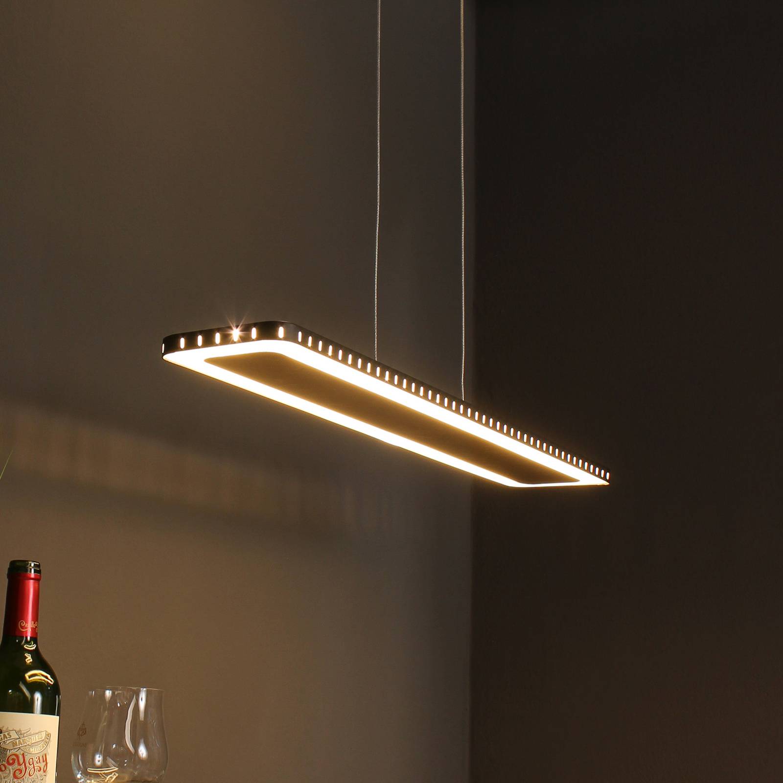 LED-Hängeleuchte Solaris 3-Step-dim 70 cm gold LED-Hängeleuchte Solaris 3-Step-dim 70 cm gold von Eco-Light