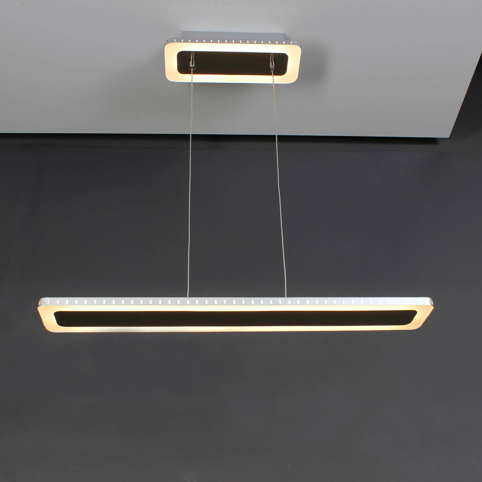 LED-Hängeleuchte Solaris 3-Step-dim 70 cm silber von Eco-Light