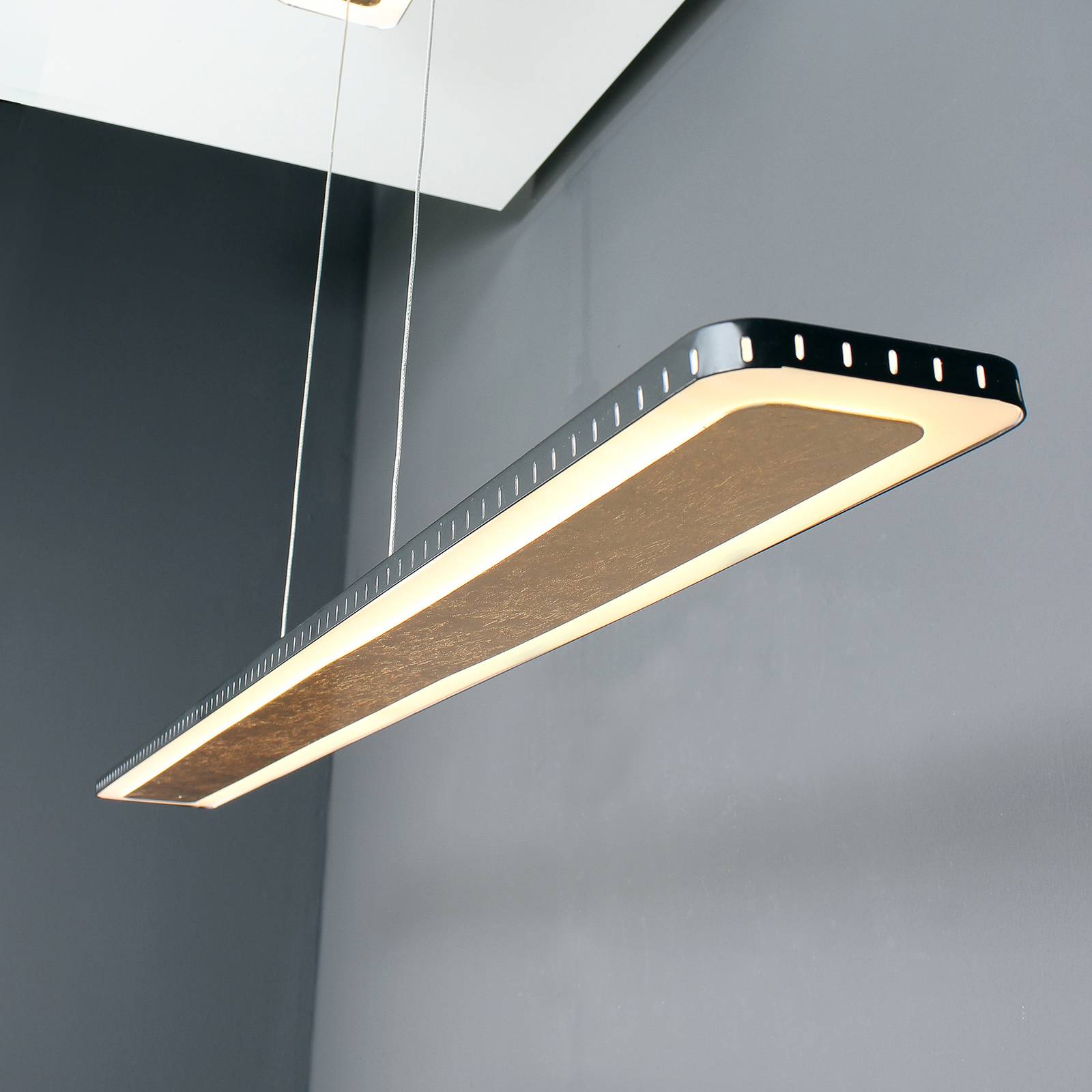 LED-Hängeleuchte Solaris 3-Step-dim gold 120 cm LED-Hängeleuchte Solaris 3-Step-dim gold 120 cm von Eco-Light