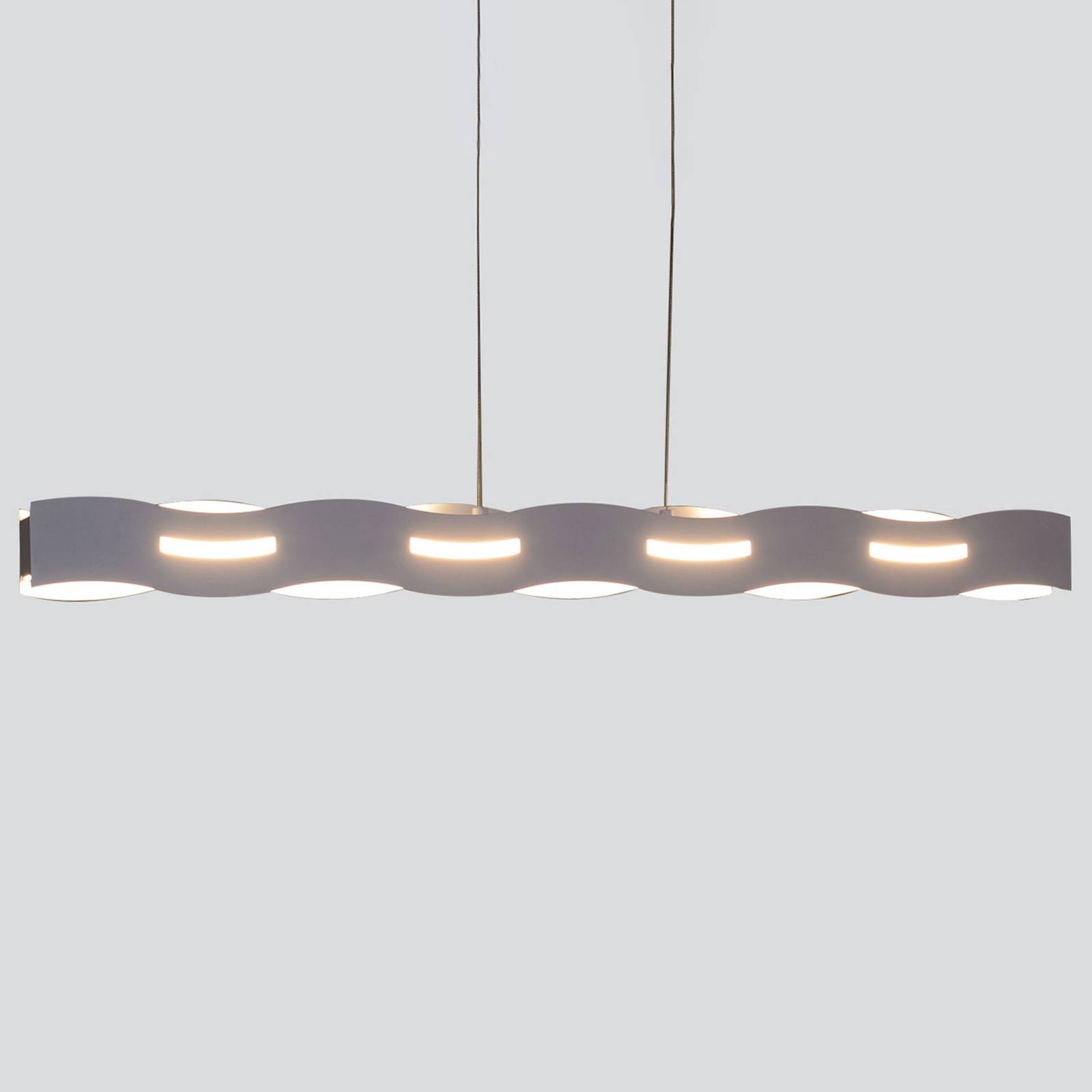LED-Hängeleuchte Wave nickel LED-Hängeleuchte Wave nickel von Eco-Light